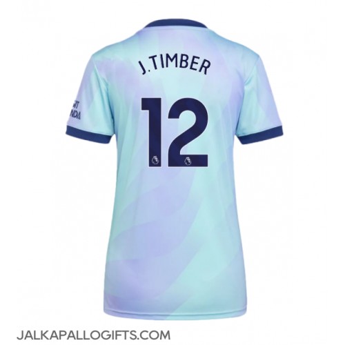 Arsenal Jurrien Timber #12 Kolmaspaita Naiset 2024-25 Lyhythihainen